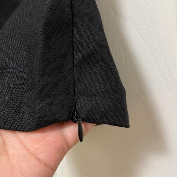 NWT VRG GRL Indra Linen Top in Black - Picture 13 of 14